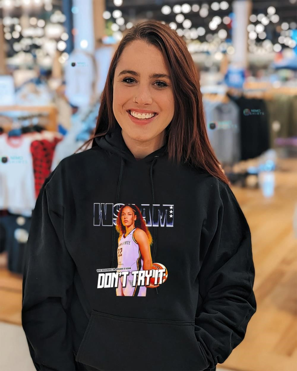 Veronica Burton Golden State Valkyries don’t try it shirt