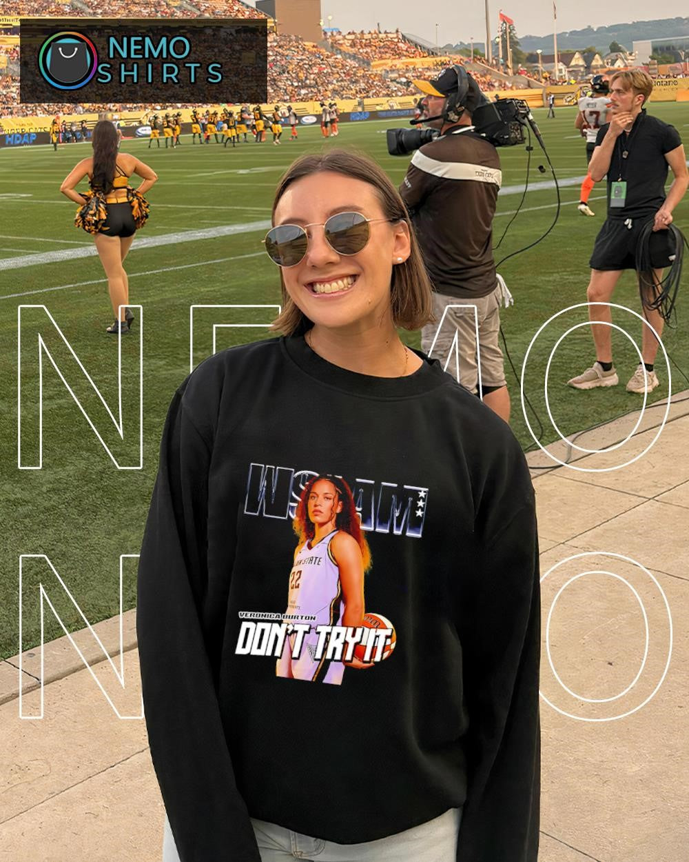 Veronica Burton Golden State Valkyries don’t try it shirt