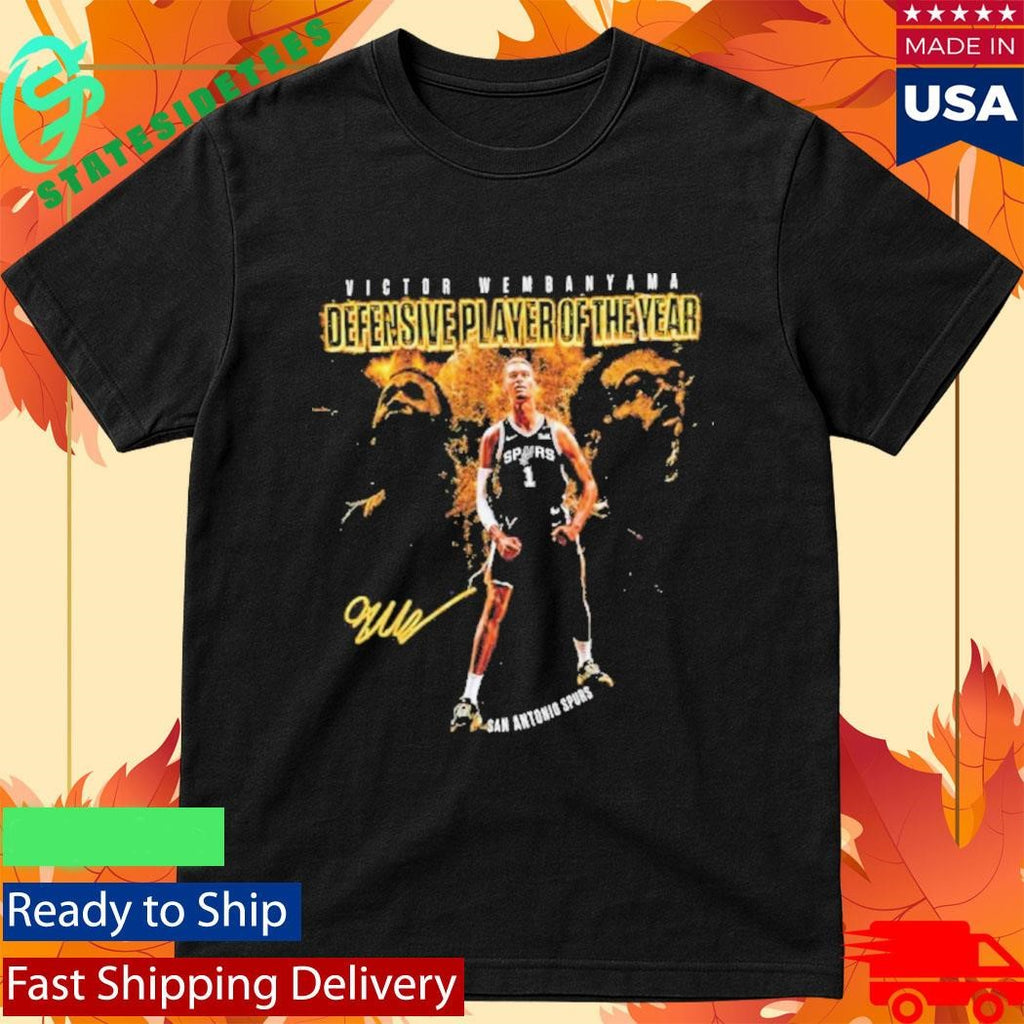 Victor Wembanyama NBA Defensive Player of the Year Signature Shirt
