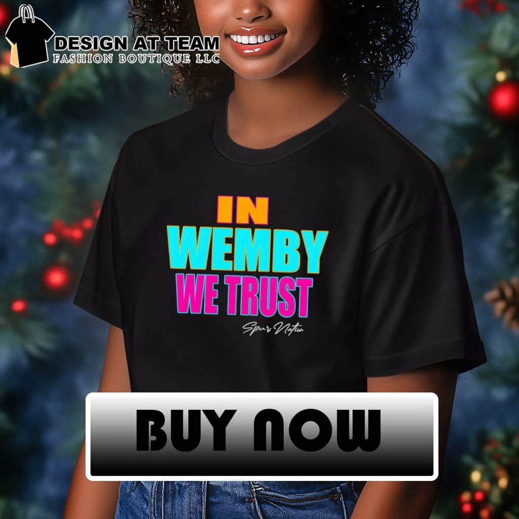 Victor Wembanyama San Antonio Spurs Basketball In Wemby We Trust shirt