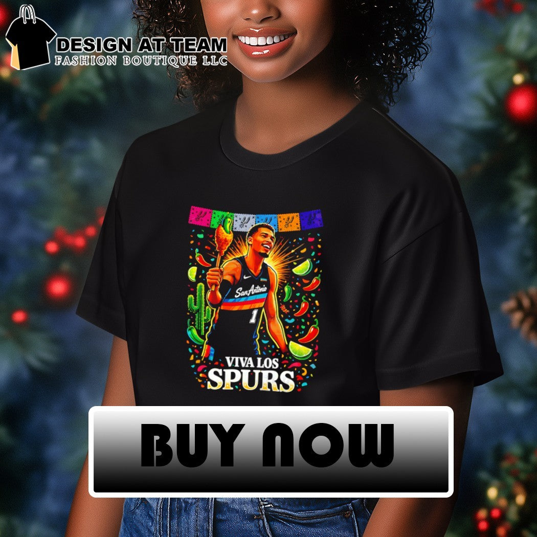 Victor Wembanyama San Antonio Spurs Basketball Viva Los Spurs NBA shirt