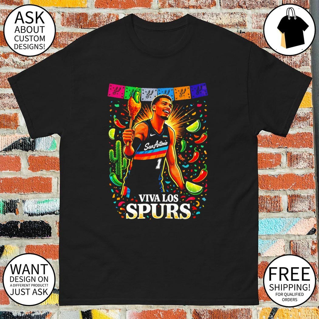 Victor Wembanyama San Antonio Spurs Basketball Viva Los Spurs NBA shirt