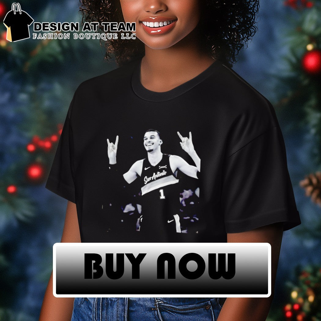 Victor Wembanyama San Antonio Spurs University of Texas Longhorns Hook ’em Horns Spurs Fan NBA shirt