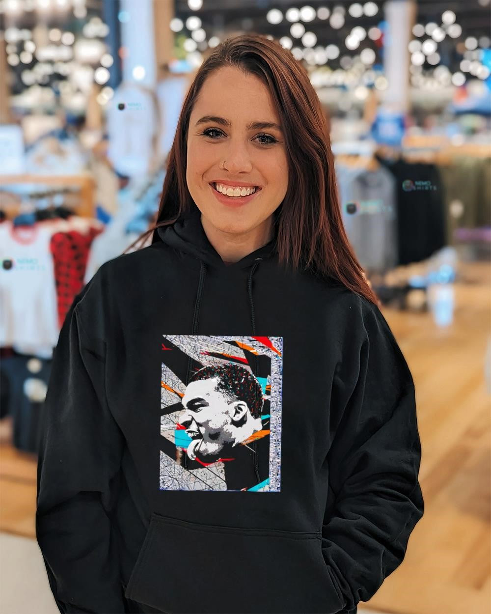 Victor Wembanyama San Antonio Spurs graphic portrait shirt