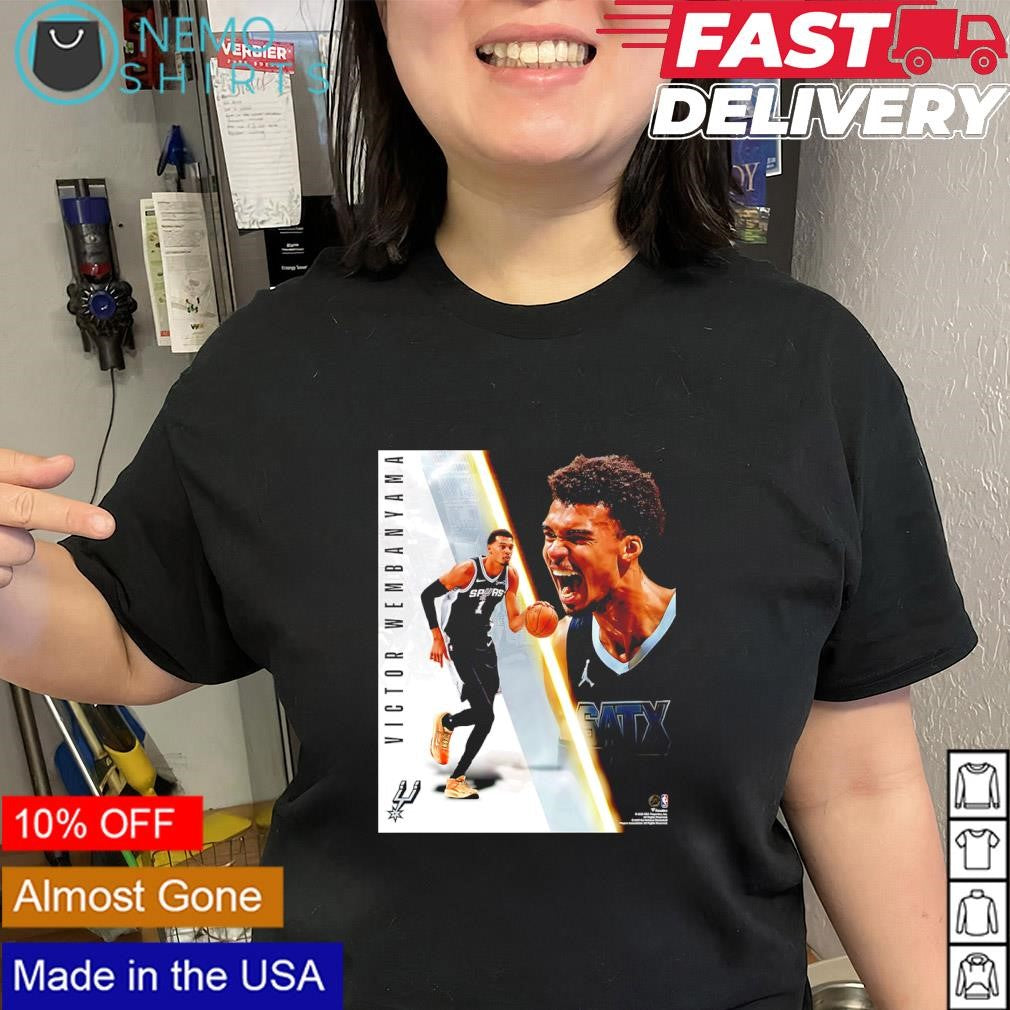 Victor Wembanyama San Antonio Spurs radiance collage shirt