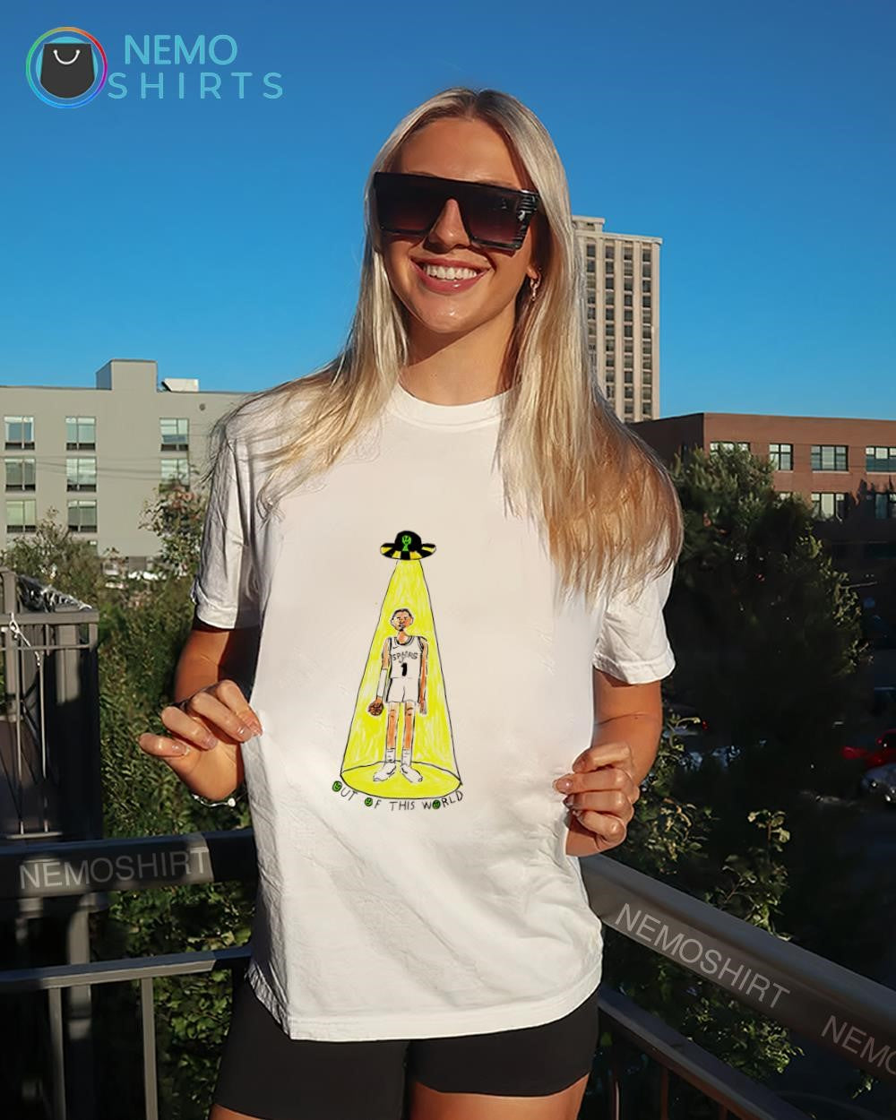 Victor Wembanyama of San Antonio Spurs out of this world shirt