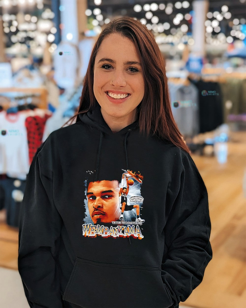 Victor Wembanyama star player San Antonio Spurs baseball team shirt