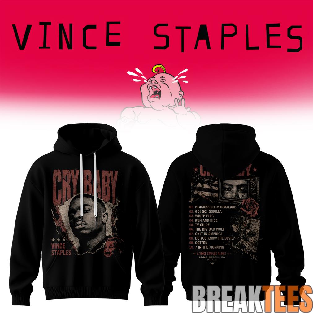 Vince Staples – Cry Baby Tour Hoodie