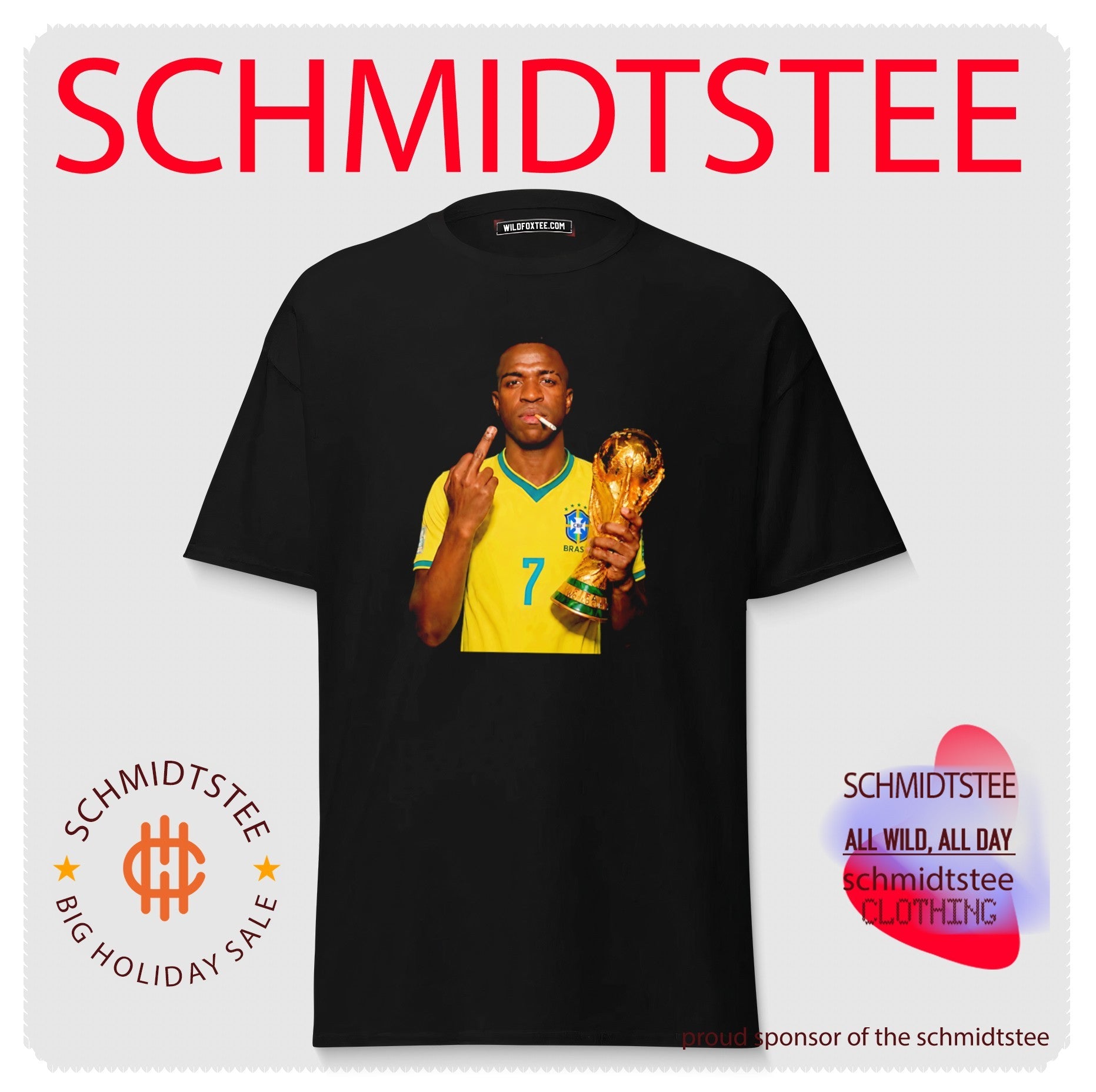 Vinicius Junior middle finger 2026 World Cup shirt