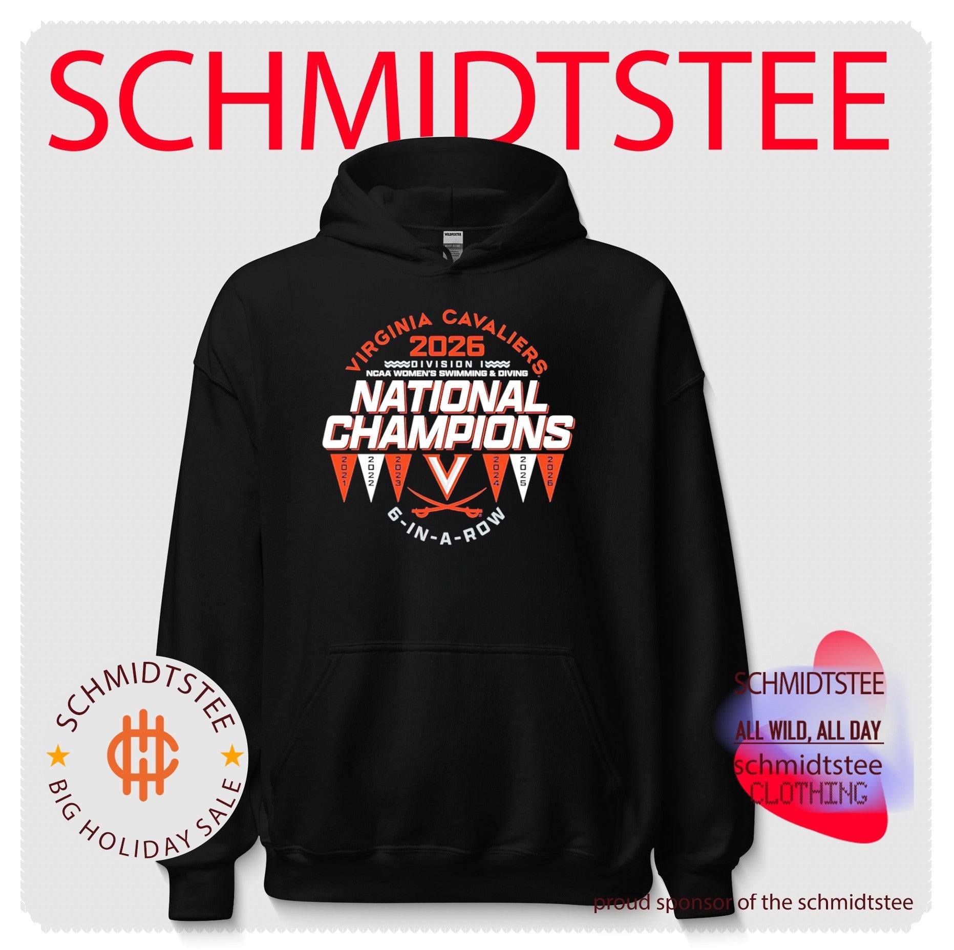 Virginia Cavaliers 2026 NCAA Women Swimming Diving National Champ shirt