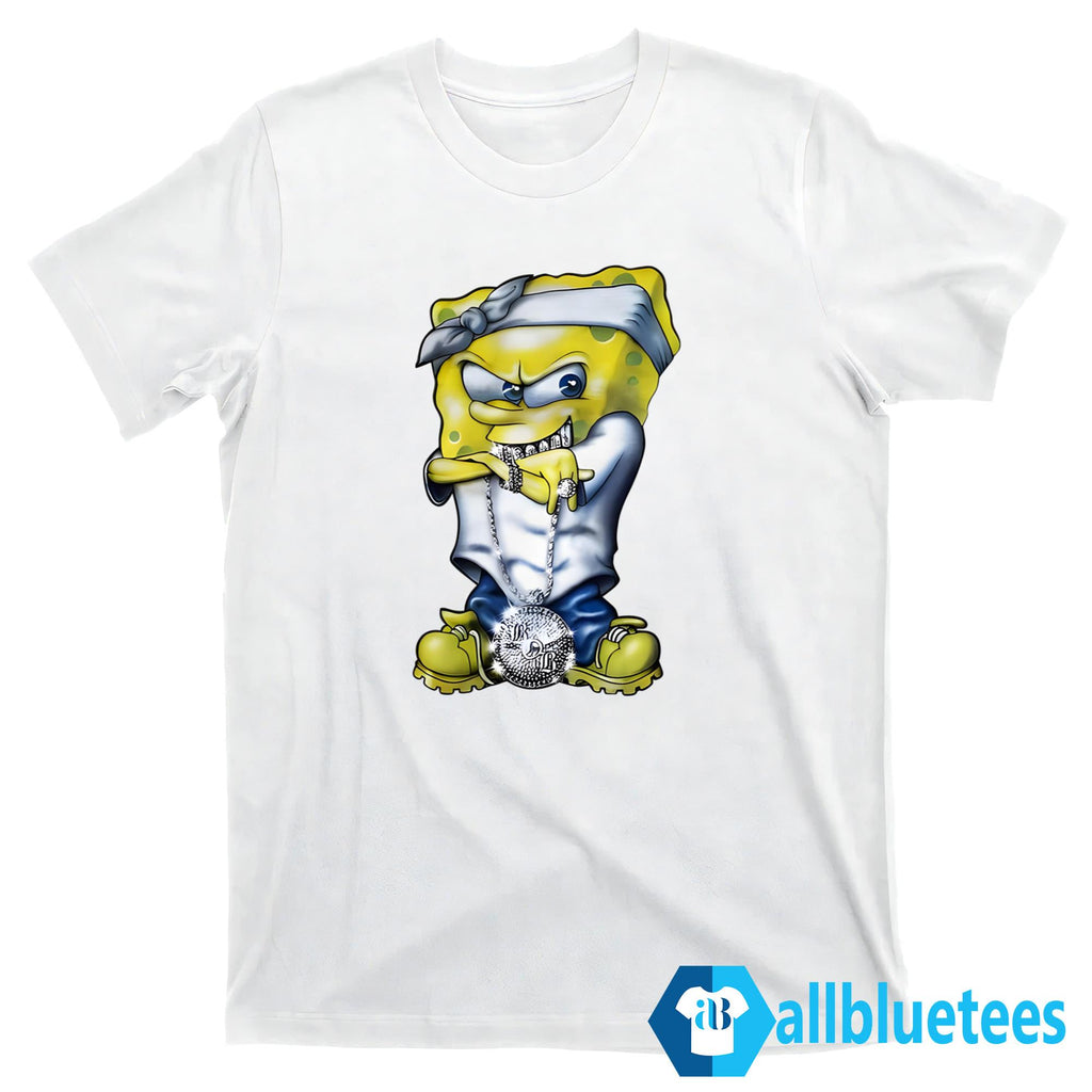 Vintage Gangsta Ghetto SpongeBob Shirt