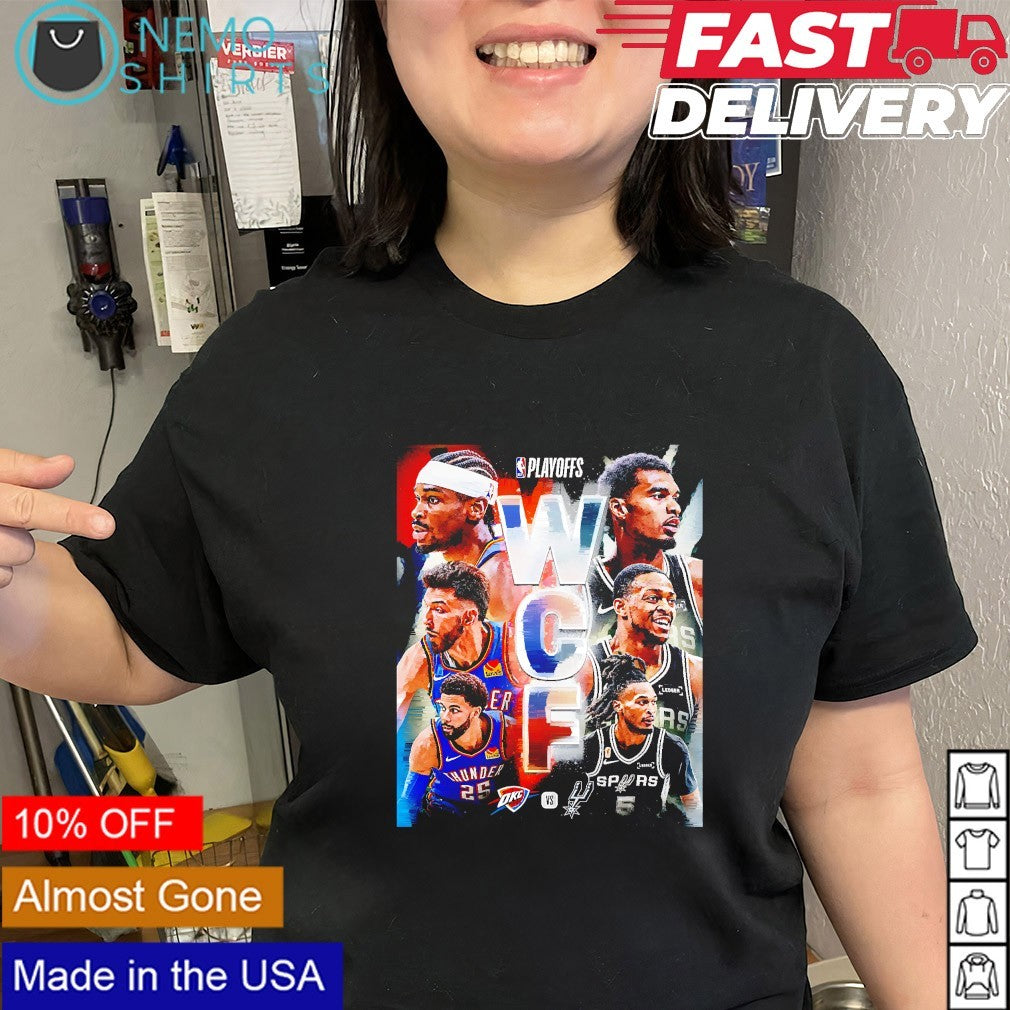 WCF Playoff 2026 NBA Western Conference Finals Thunder vs Spurs shirt