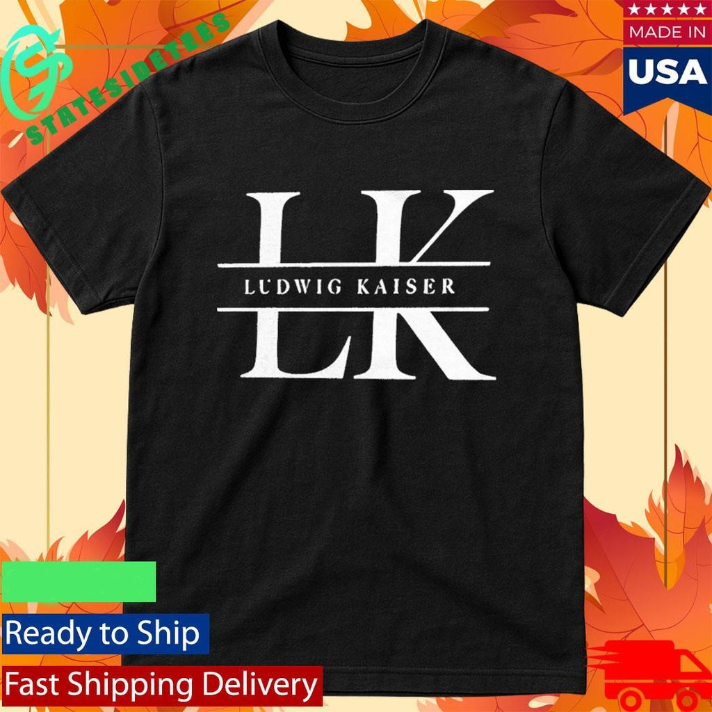 WWE LK Ludwig Kaiser Black Graphic Shirt