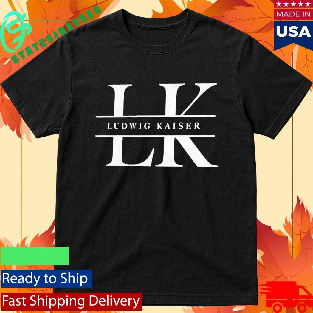 WWE LK Ludwig Kaiser Black Graphic Shirt