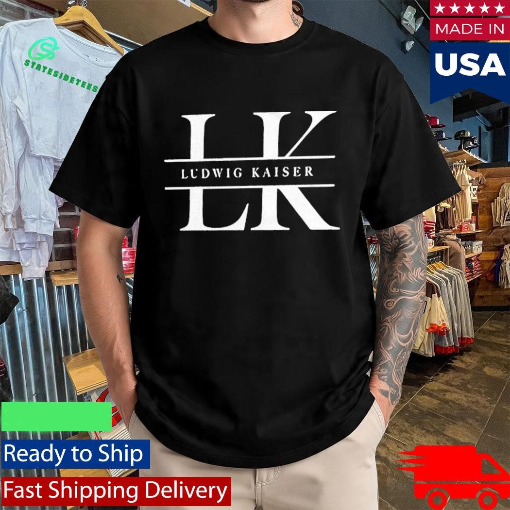 WWE LK Ludwig Kaiser Black Graphic Shirt
