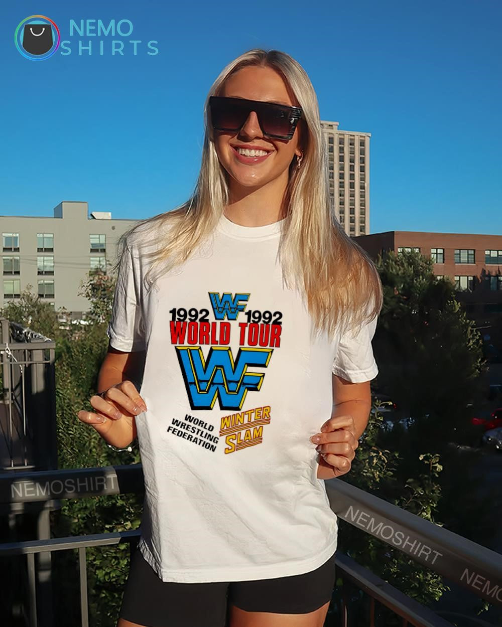 WWF World Tour 1992 Winter Slam shirt