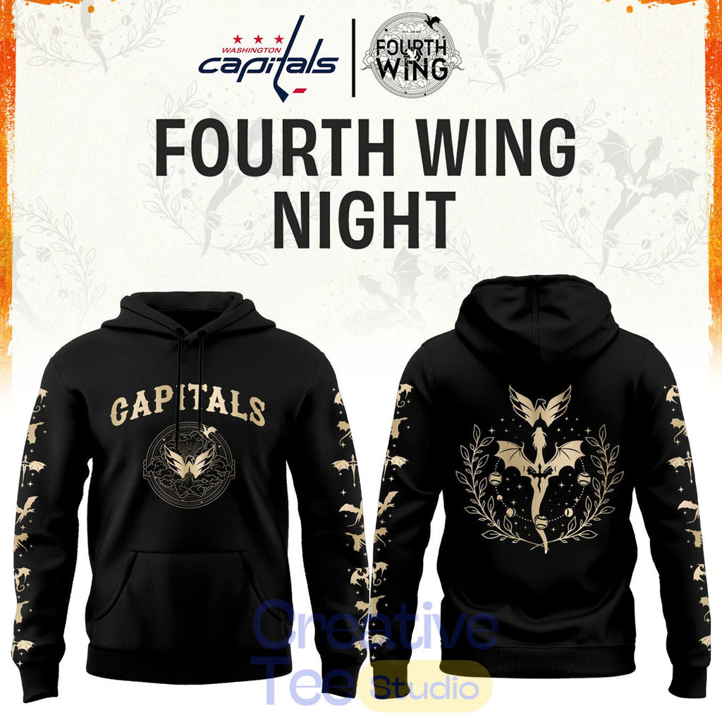 Washington Capitals Fourth Wings Night Limited Edition Hoodie