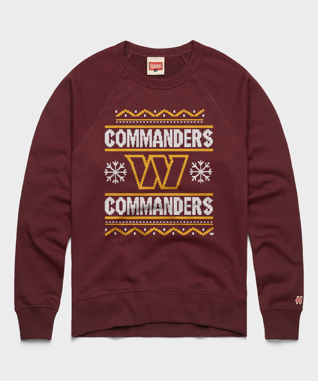 Washington Commanders Holiday Crewneck