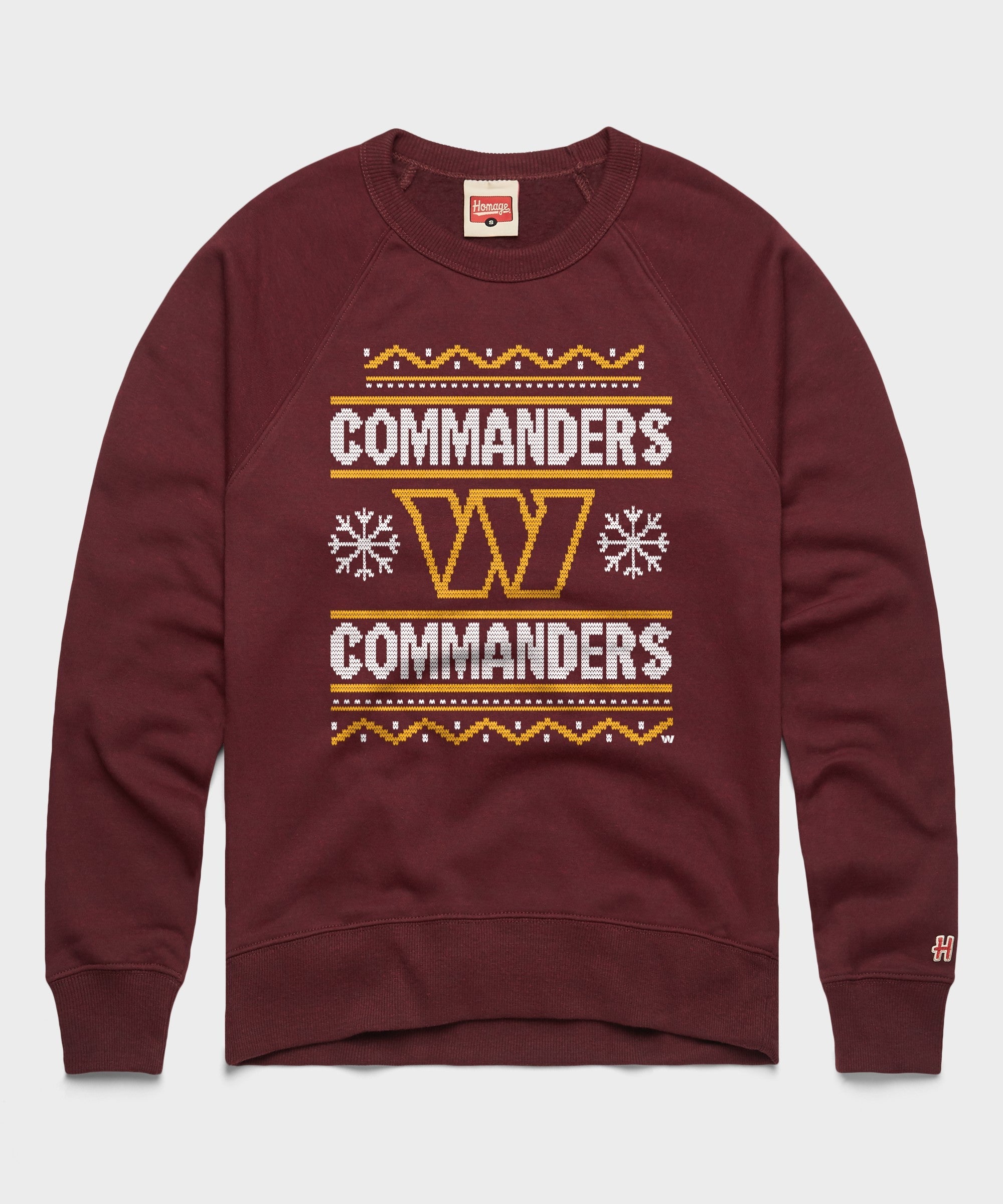 Washington Commanders Holiday Crewneck