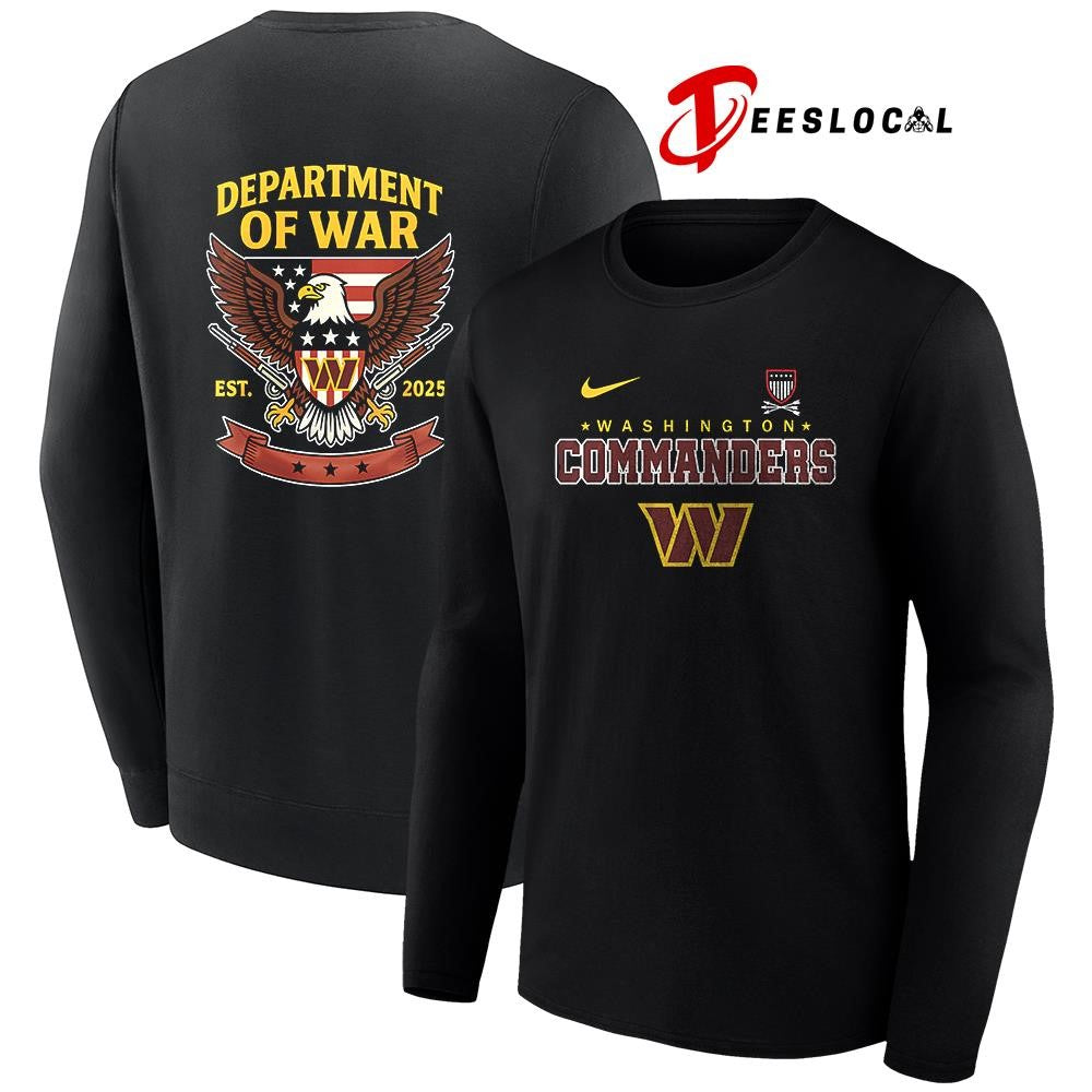 Washington Commanders x Department of War eagle logo shirt