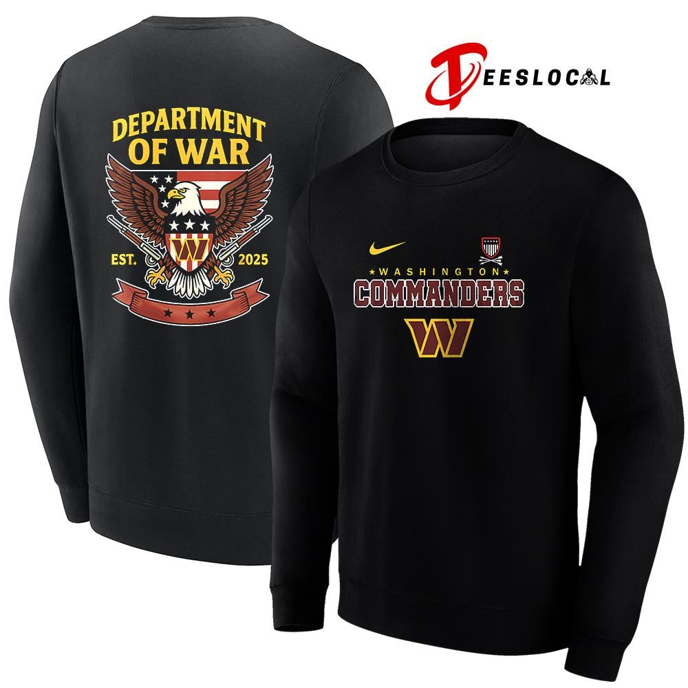 Washington Commanders x Department of War eagle logo shirt