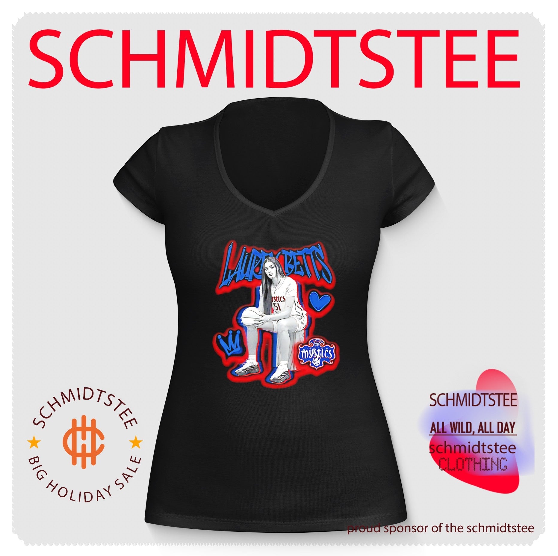 Washington Mystics Lauren Betts retro shirt