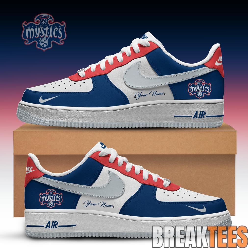 Washington Mystics WNBA Air Force 1 Low Custom For Fans