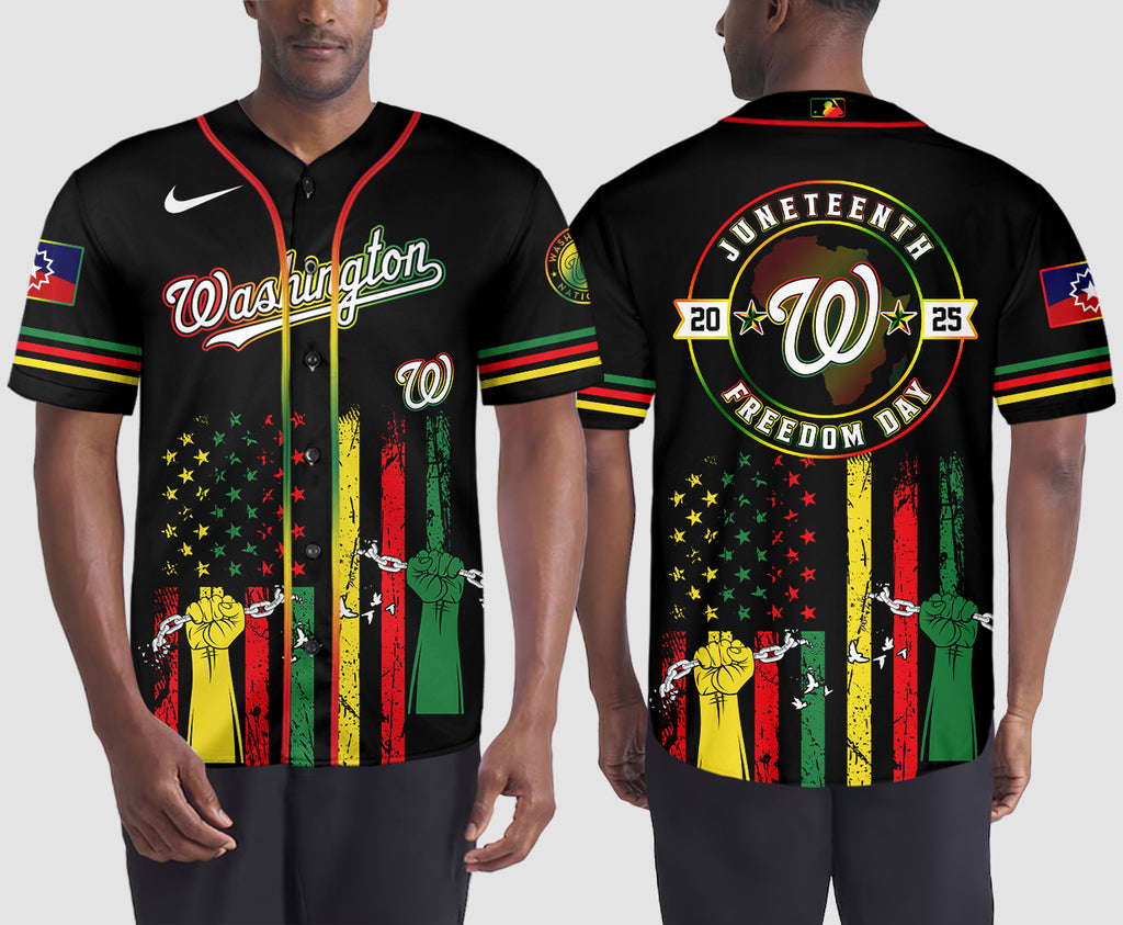 Washington Nationals Juneteenth Day 2025 Jersey
