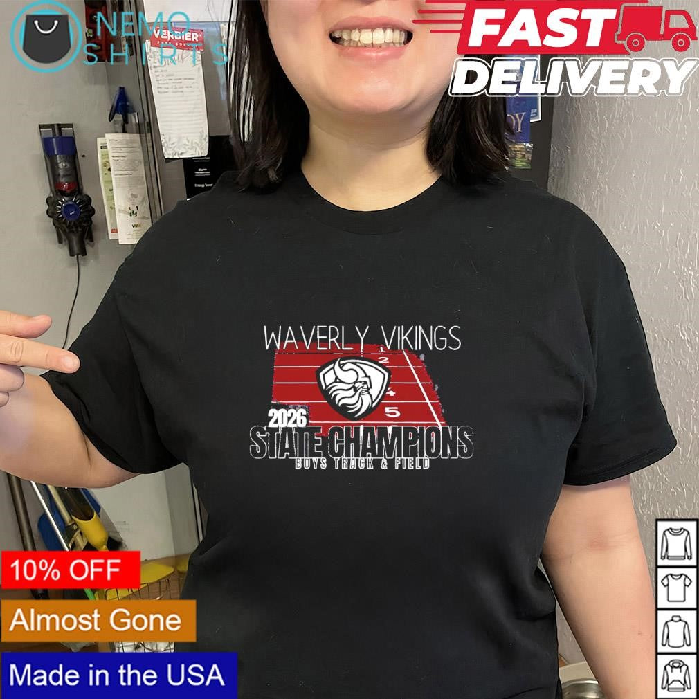 Waverly Vikings State Champions 2026 boys track and field team shirt