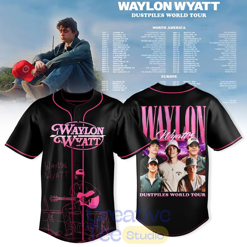 Waylon Wyatt Dustpiles World Tour 2026 Special Baseball Jersey