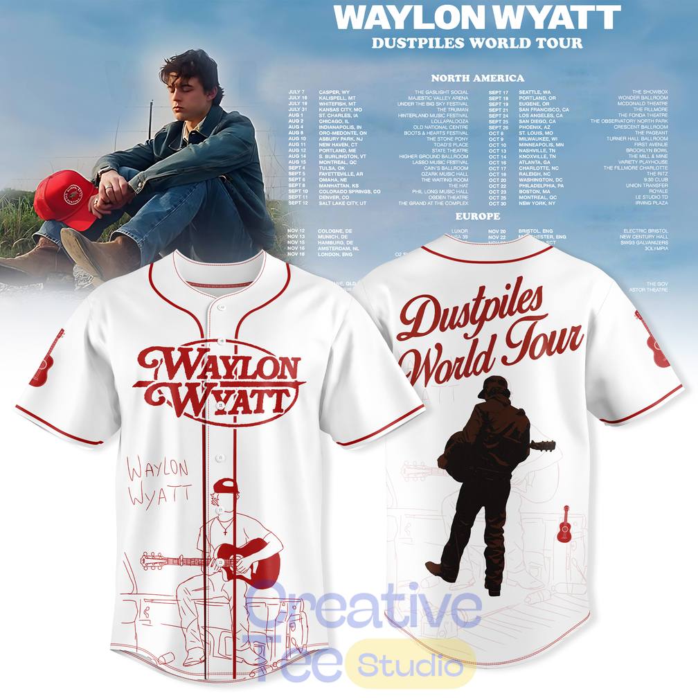 Waylon Wyatt Dustpiles World Tour 2026 Special Baseball Jersey