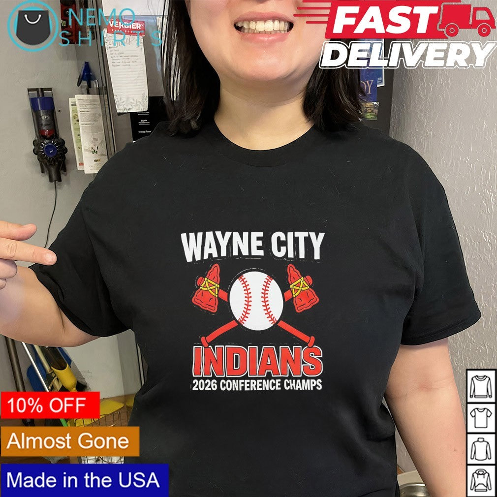 Wayne City Indians baseball 2026 Conference Champs shirt
