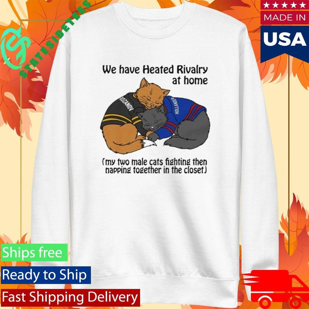 We Have Heated Rivalry At Home Cat Shirt
