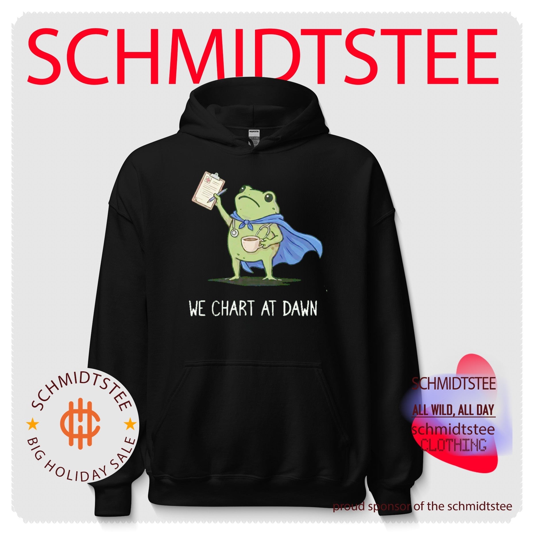 We chart at dawn nurse frog shirt