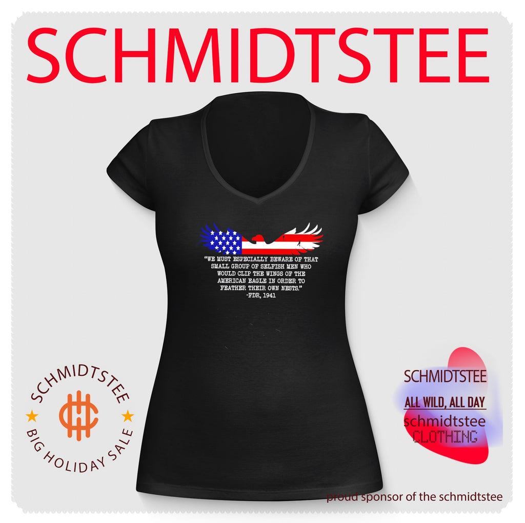 We must especially beware of that small group of selfish men eagle flag shirt