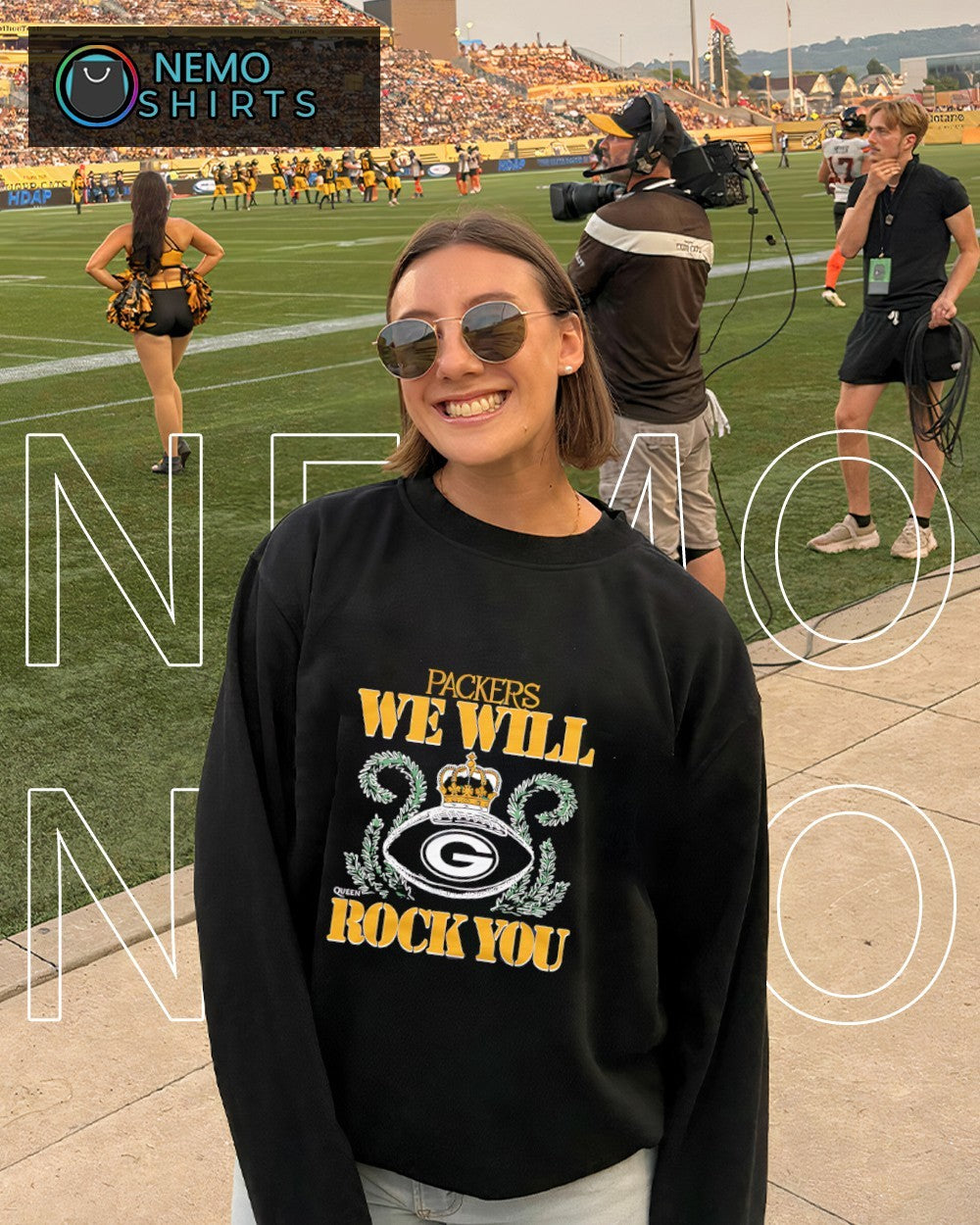 We will rock you Green Bay Packers crown queen shirt