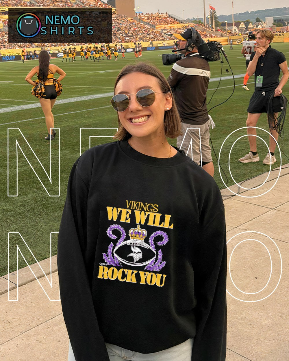 We will rock you Minnesota Vikings crown queen shirt