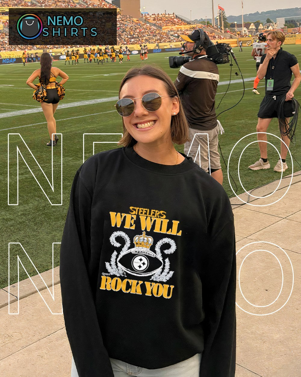 We will rock you Pittsburgh Steelers crown queen shirt