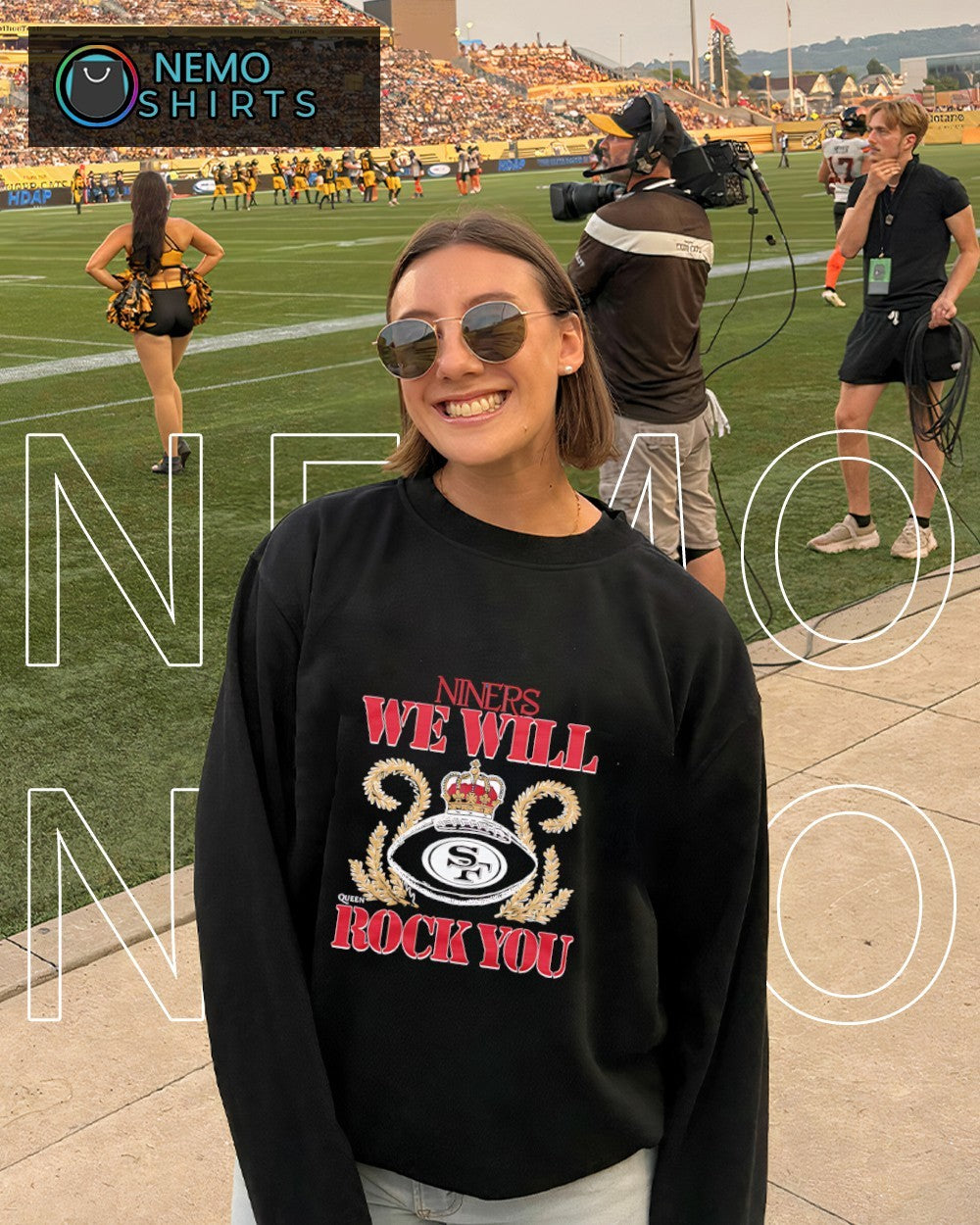 We will rock you San Francisco 49ers crown queen shirt