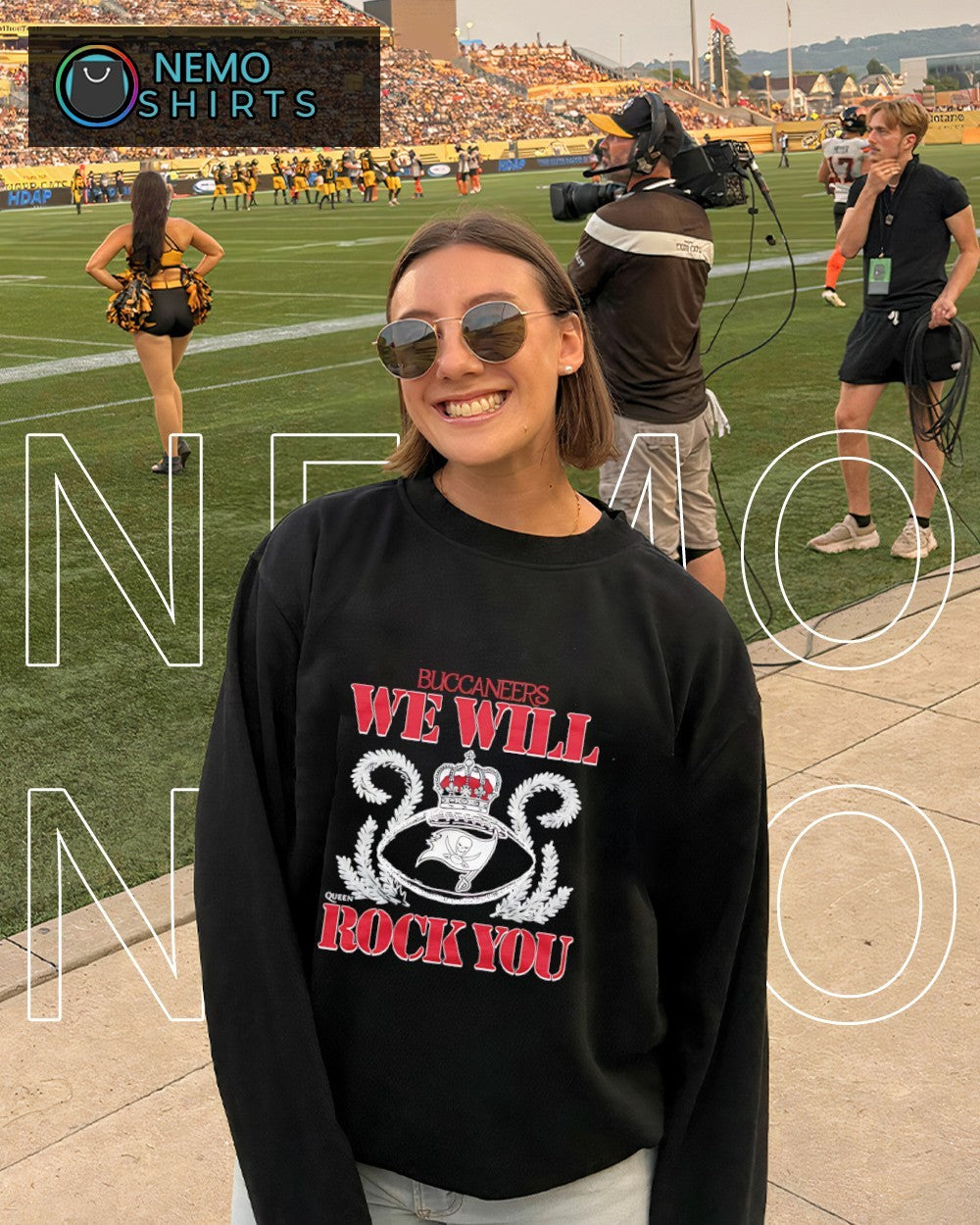 We will rock you Tampa Bay Buccaneers crown queen shirt