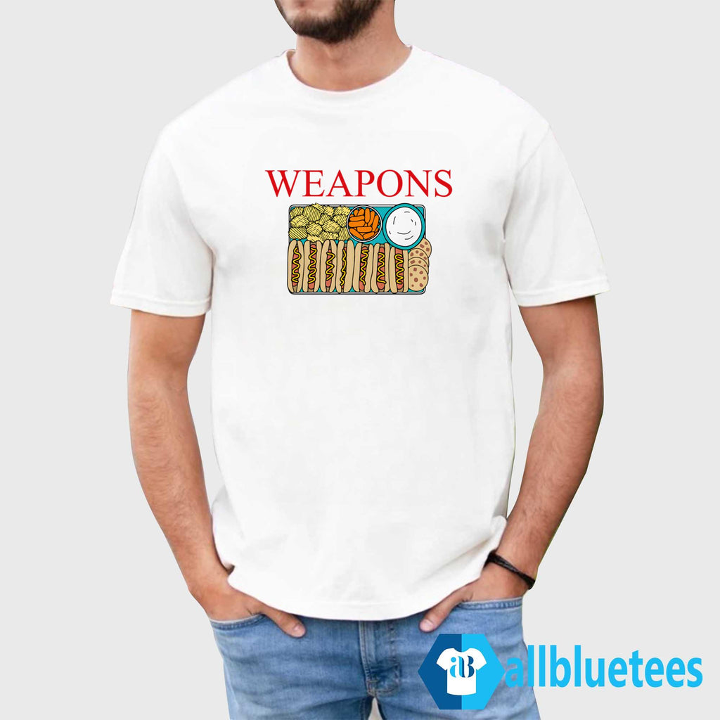 Weapons Hot Dog Shirt