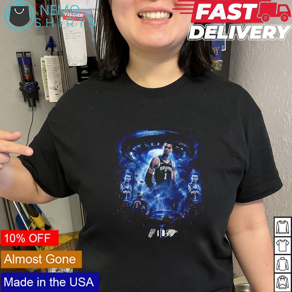 Wembanyama San Antonio Spurs alien dominance shirt