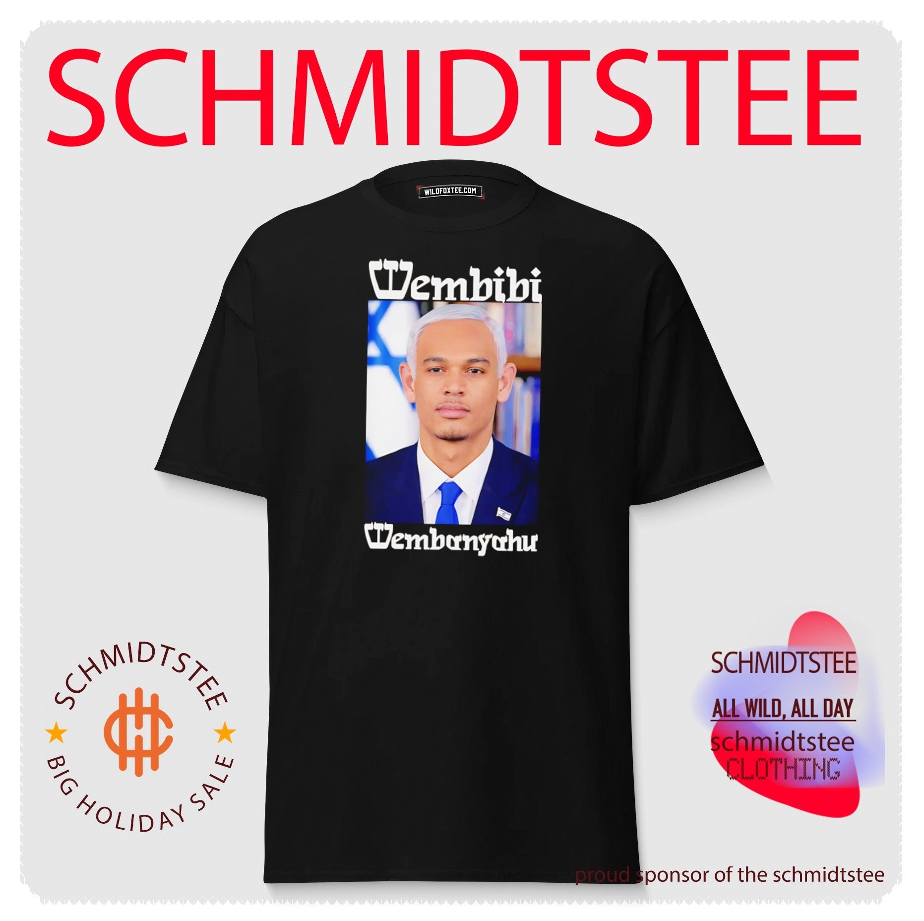 Wembibi Wembanyahu Victor Wembanyama Benjamin Netanyahu Mashup shirt