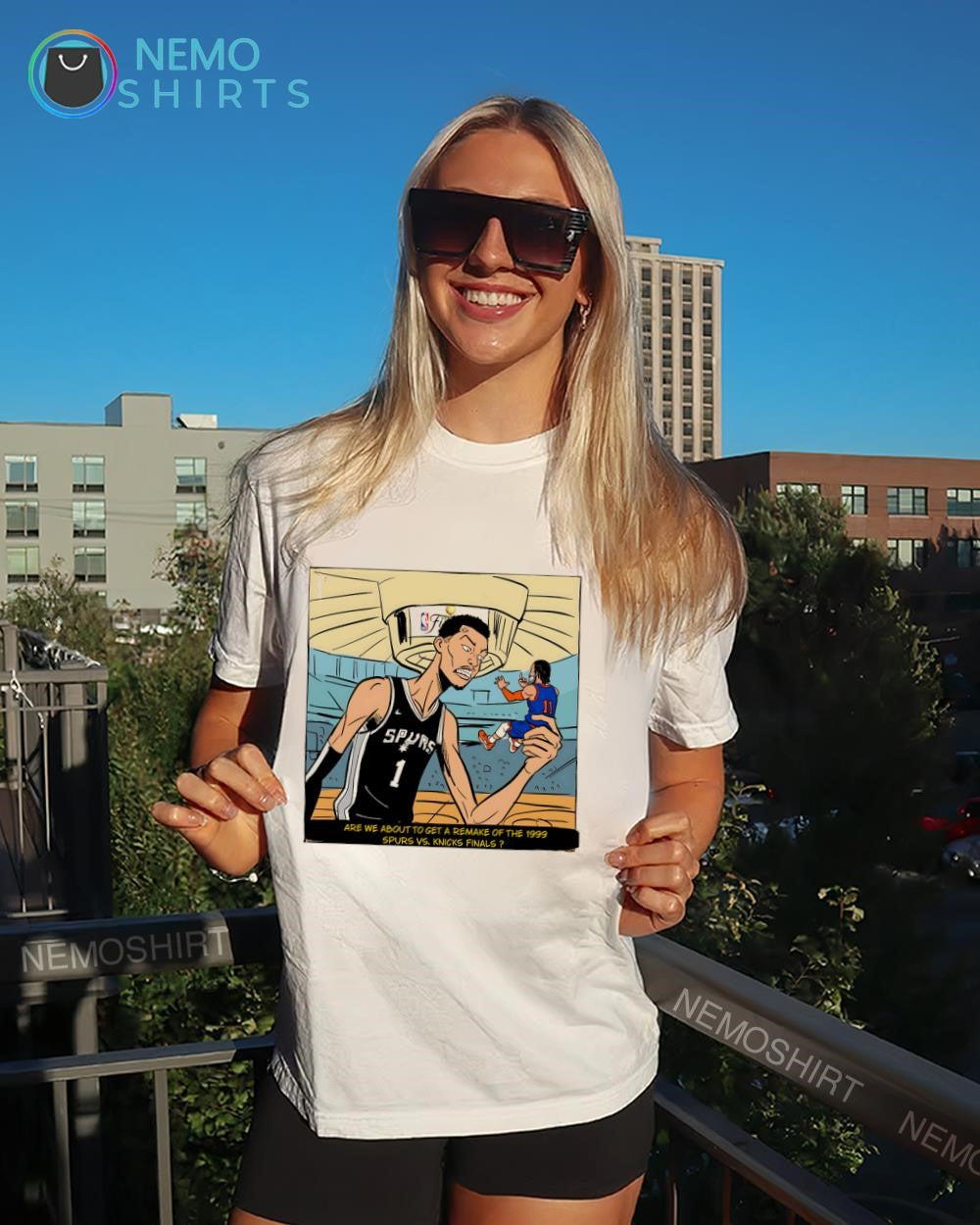 Wemby vs Brunson are we about to get a remake of the 1999 Spurs vs. Knicks finals shirt