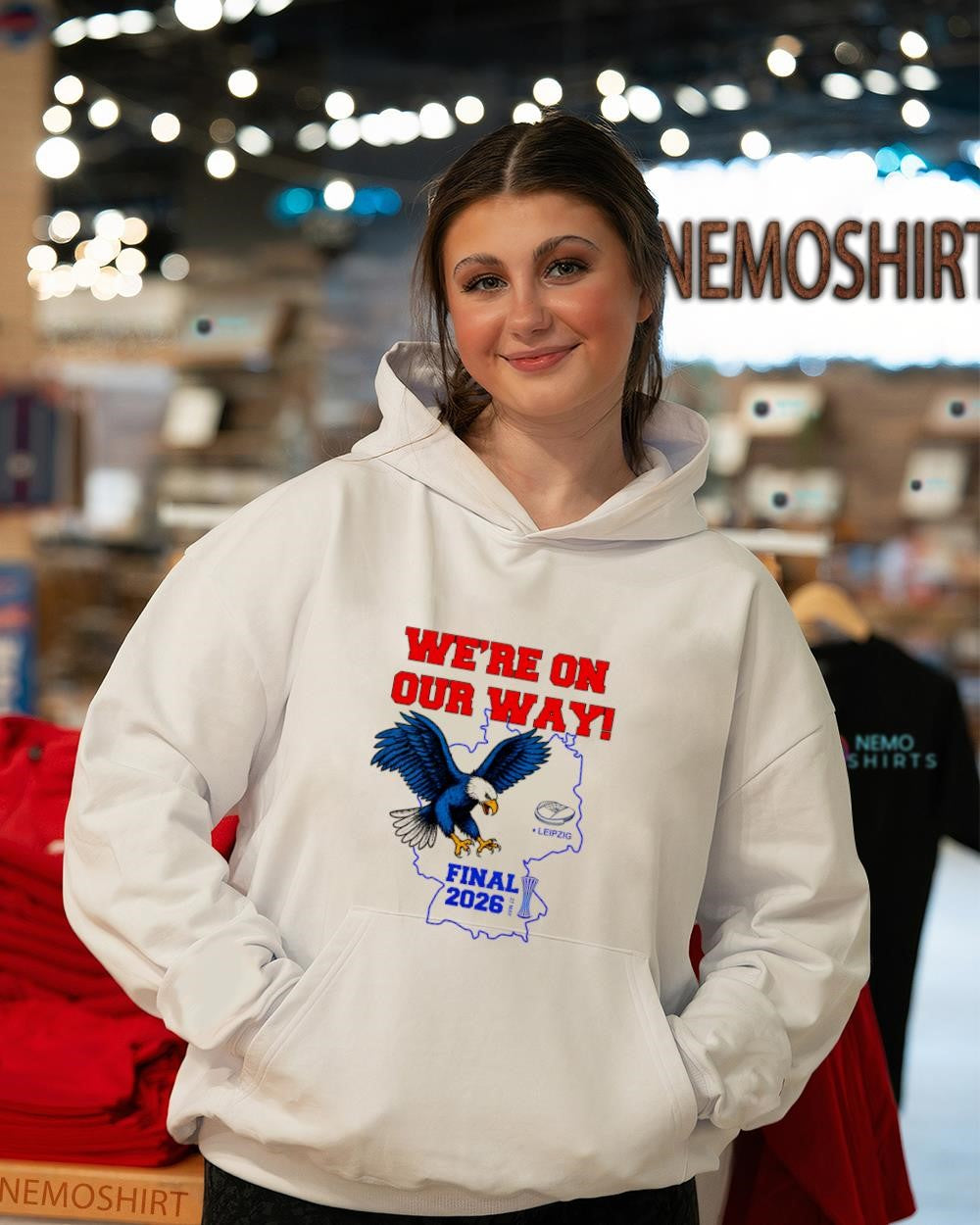 We’re On Our Way final 2026 eagle shirt