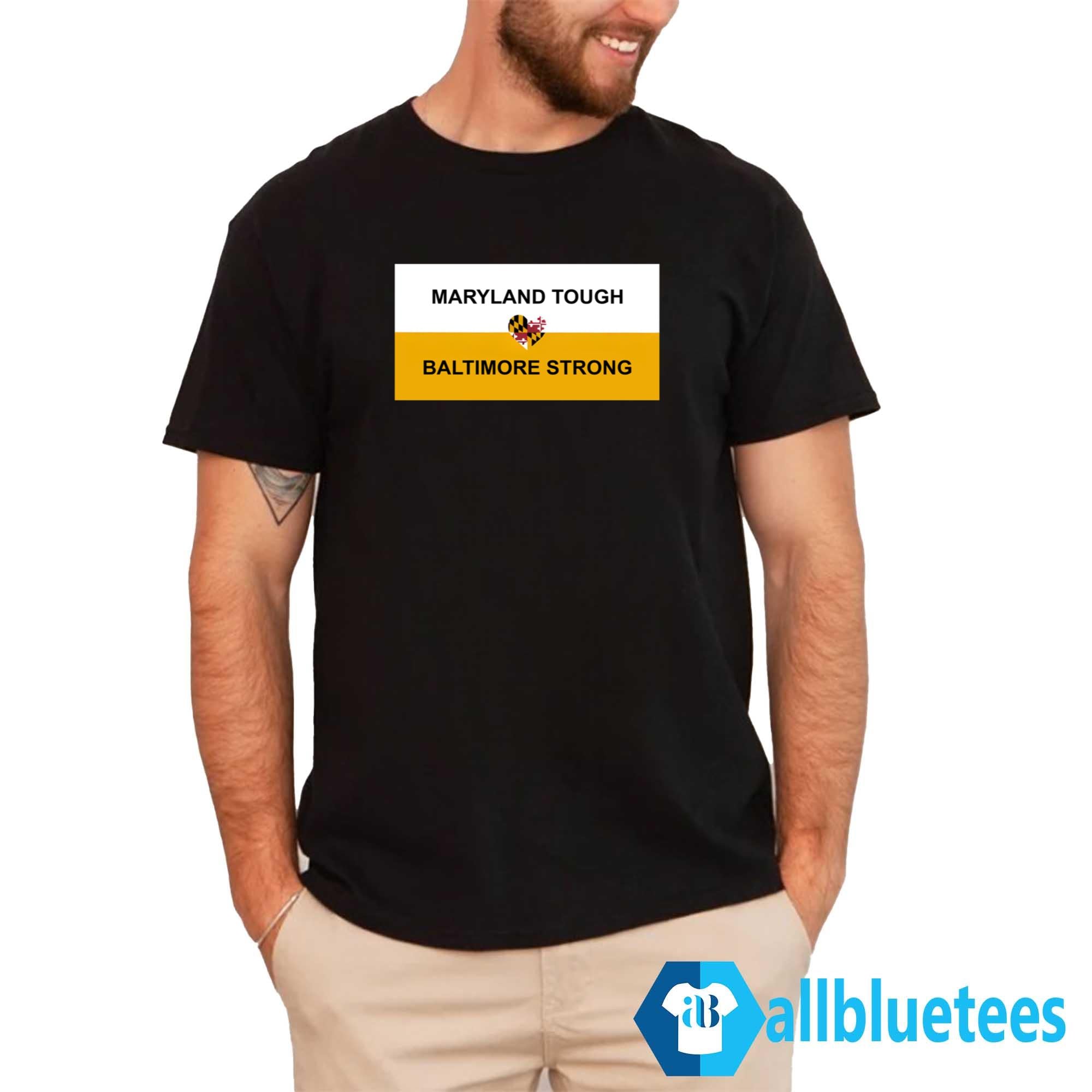 Wes Moore Maryland Tough Baltimore Strong Key Bridge Shirt