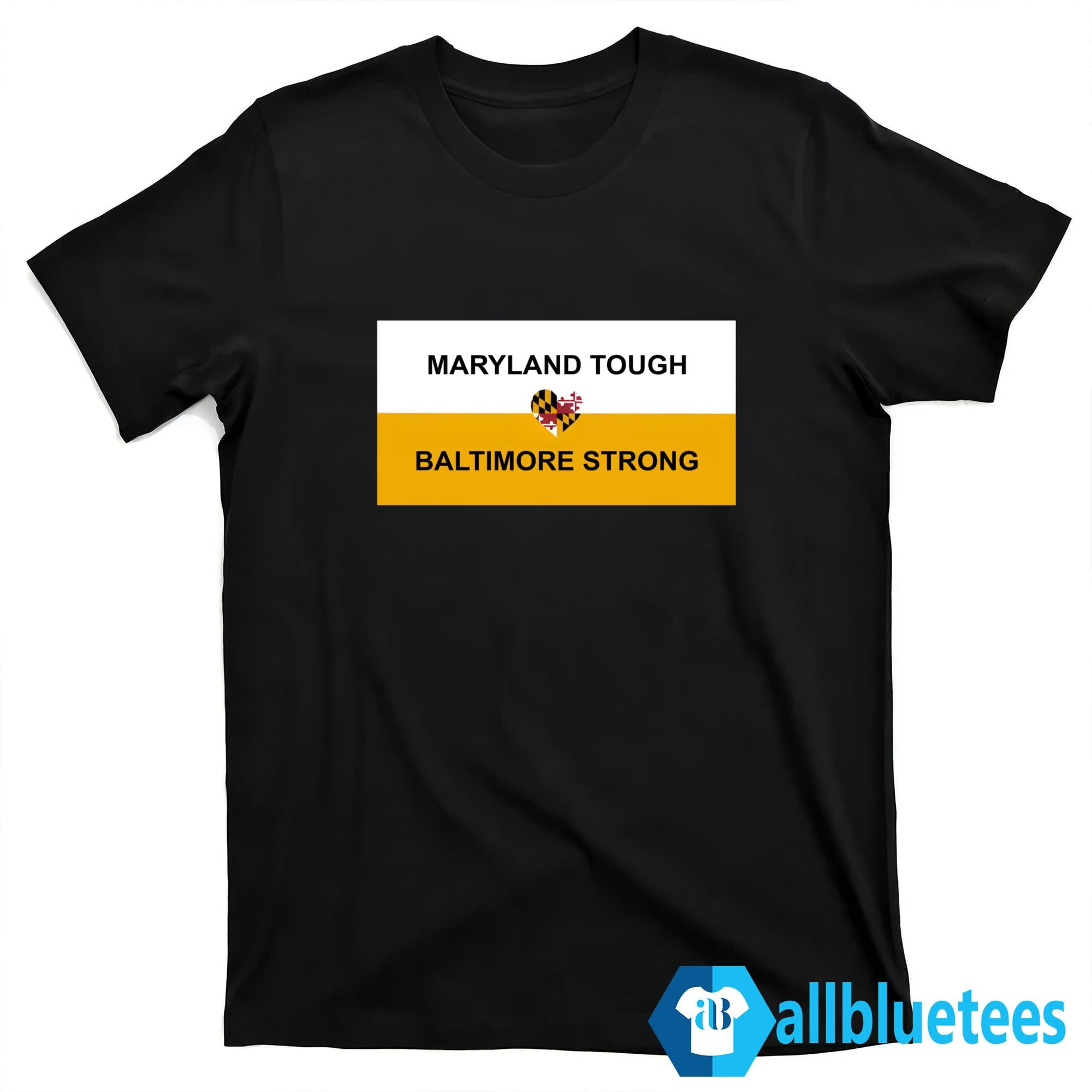 Wes Moore Maryland Tough Baltimore Strong Key Bridge Shirt