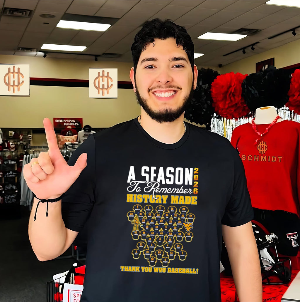 West Virginia Mountaineers 2026 A season to remember history made Great Season Mountaineers shirt
