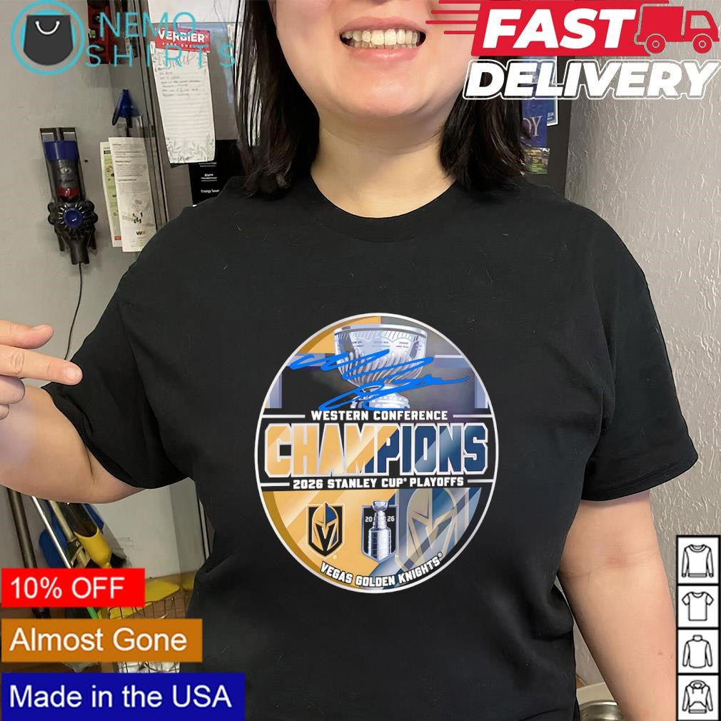 Western Conference Champions Stanley Cup Final 2026 Vegas Golden Knights logo shirt