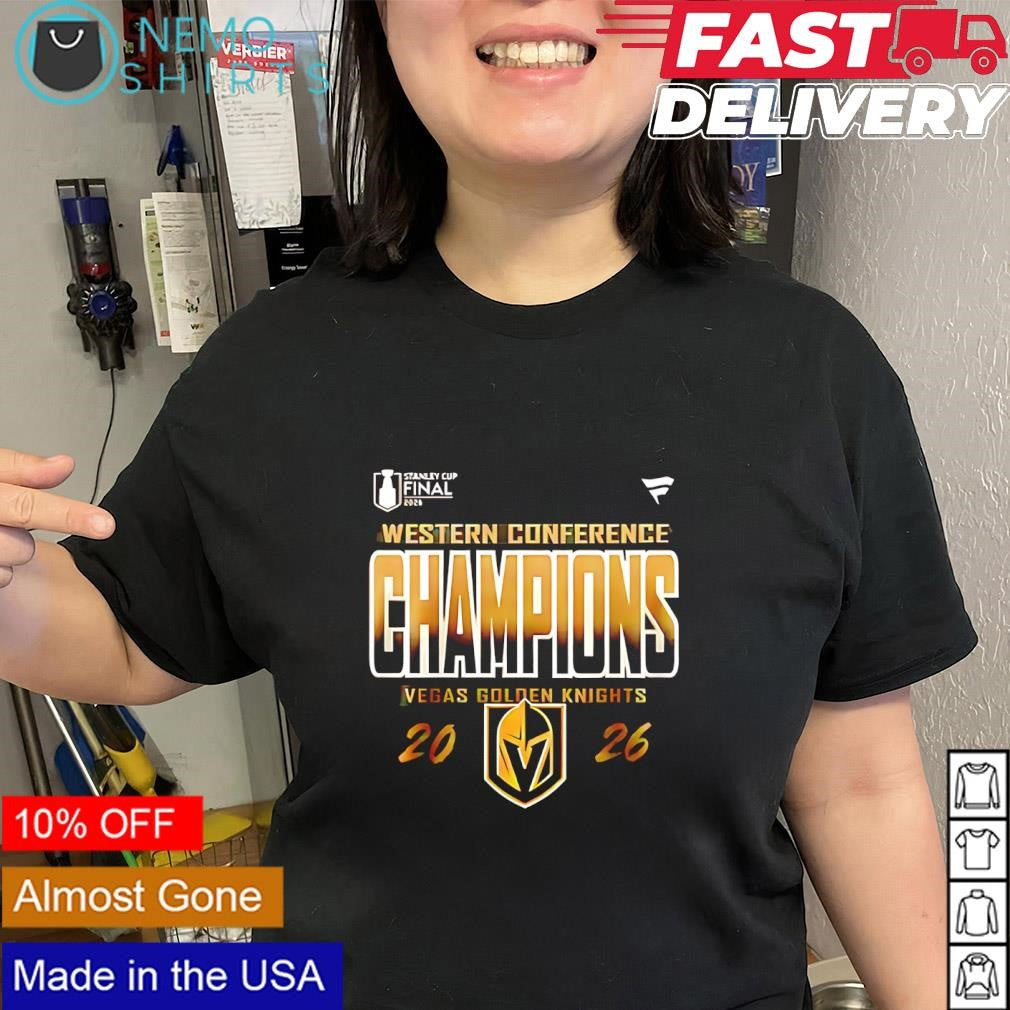 Western Conference Champs Vegas Golden Knights 2026 Finals shirt